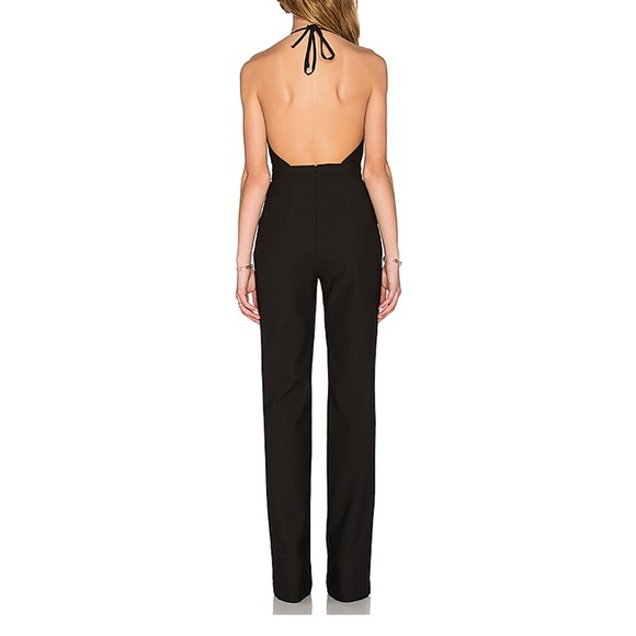 Elizabeth and James Britta backless black jumpsuit - Picture 8 of 8